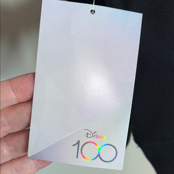Disney 100 Anniversary Black Hoodie Colorful Character Design - Picture 4 of 9
